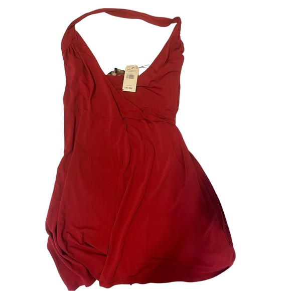 ๐๐พ BCBG ๐๐พ Max Azria Red Size Small Halter Wrap Dress - Picture 4 of 5
